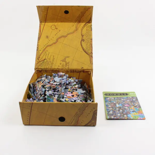Eric Dowdle Best of America USA Map Folk Art 500 Piece Jigsaw Puzzle