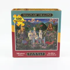 Dowdle Imaginary Dragons 500-Piece Jigsaw Puzzle Eric Dowdle Folk Art