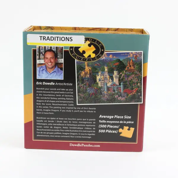 Dowdle Imaginary Dragons 500-Piece Jigsaw Puzzle Eric Dowdle Folk Art