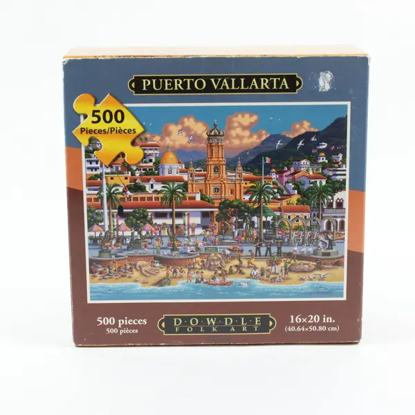 Eric Dowdle Puerto Vallarta 500 Piece Jigsaw Puzzle 16x20 USA Made