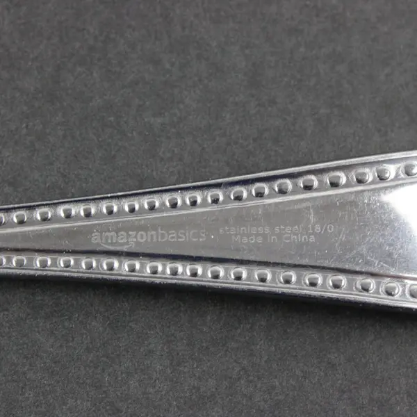 Amazon Basics Pearled Edge Dinner Forks Set of 2 Used