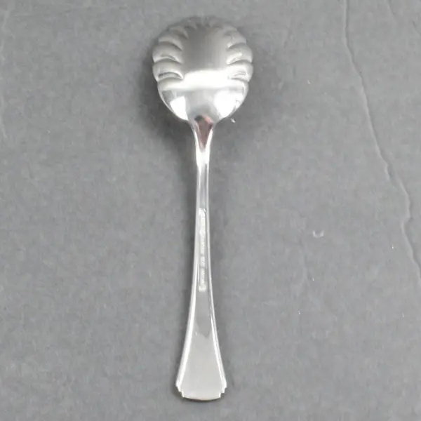 Reed & Barton Stainless Steel Sugar Shell Spoon 6.25 Inch