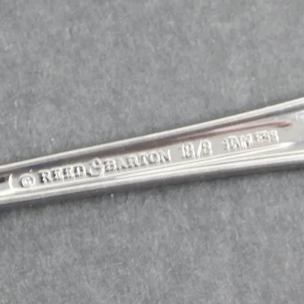 Reed & Barton Stainless Steel Sugar Shell Spoon 6.25 Inch