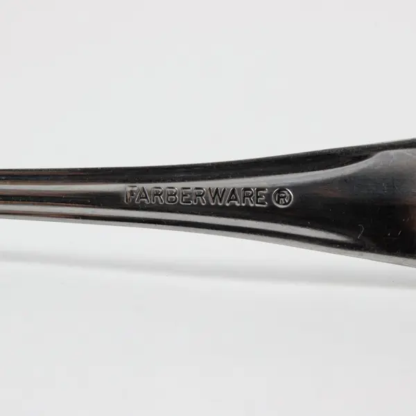 Lot of 9 Farberware Bevel Bay Forks 6in & 7.5in Used