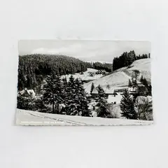 Vintage 1950s Schultal Valley Altenau Germany RPPC Postcard