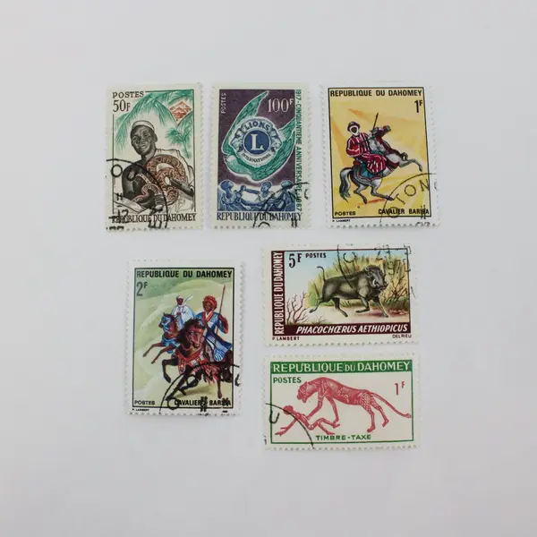 Lot Of 6 Dahomey 1963-1970 Stamps Used
