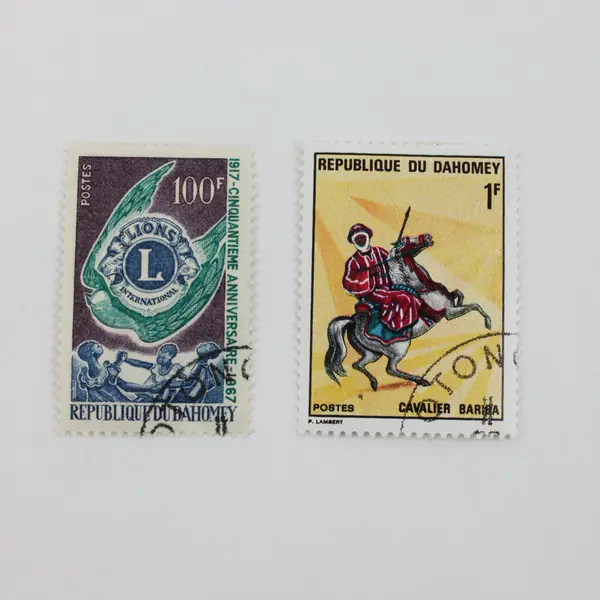 Lot Of 6 Dahomey 1963-1970 Stamps Used
