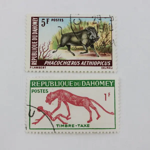 Lot Of 6 Dahomey 1963-1970 Stamps Used