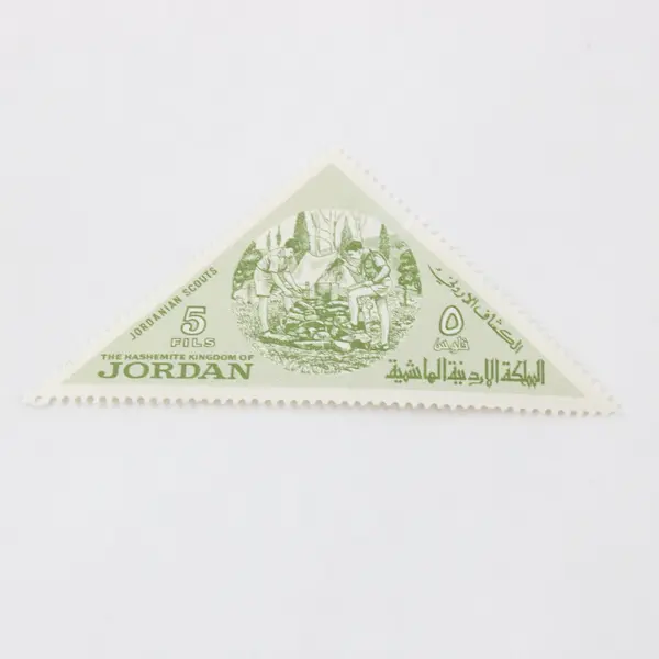 Lot Of 4 Jordan 1964 Boy Scouts Triangle Stamps Mint Hinged 