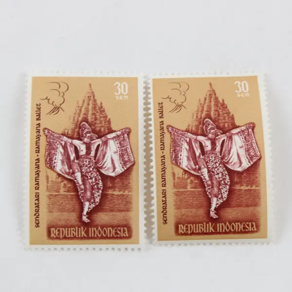 Lot Of 9 Indonesia 1962 Native Dancers Stamps Sc #536-538 (3 Sets Of 3) MNH