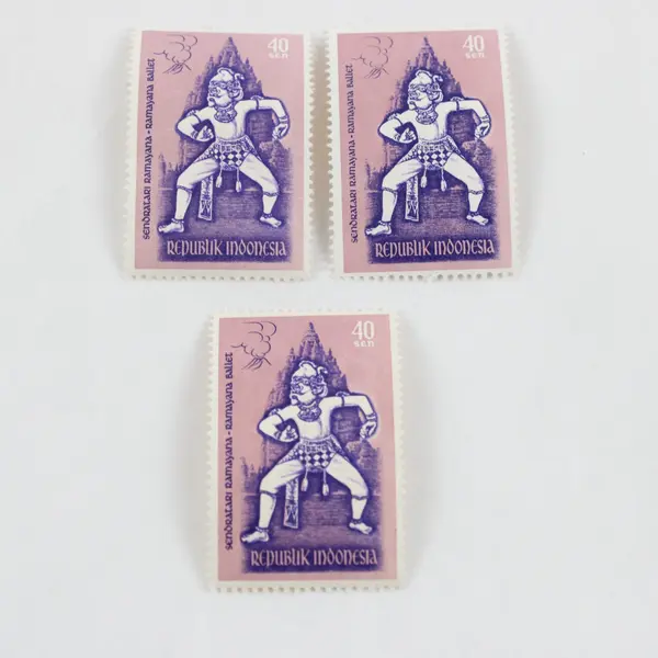 Lot Of 9 Indonesia 1962 Native Dancers Stamps Sc #536-538 (3 Sets Of 3) MNH