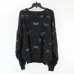 Vintage Uniform Code Men's Large Multicolor Pullover Sweater