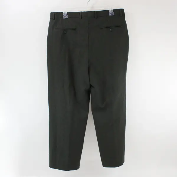 Angelo Rossi Men's Dress Pants Dark Green 36x26 Formal Trousers