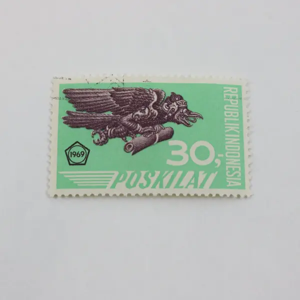 Lot Of 2 Indonesia Express Mail Stamps Used Cancelled 1968-1969