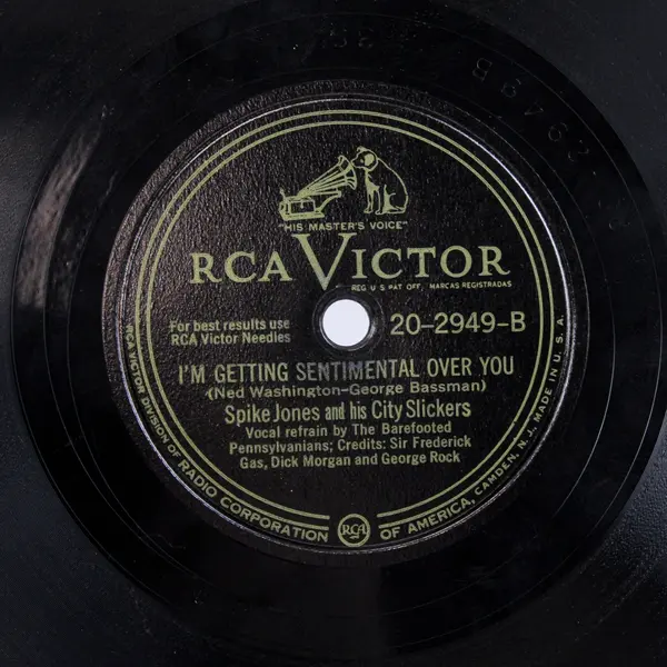Spike Jones I Kiss Your Hand Madame /I'm Getting Sentimental OverYou