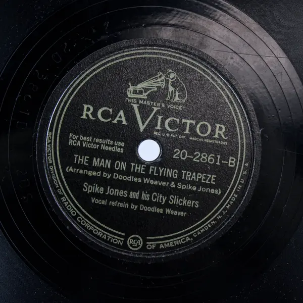 RCA Victor Spike Jones William Tell Overture/Man on Flying Trapeze Shellac 78RPM