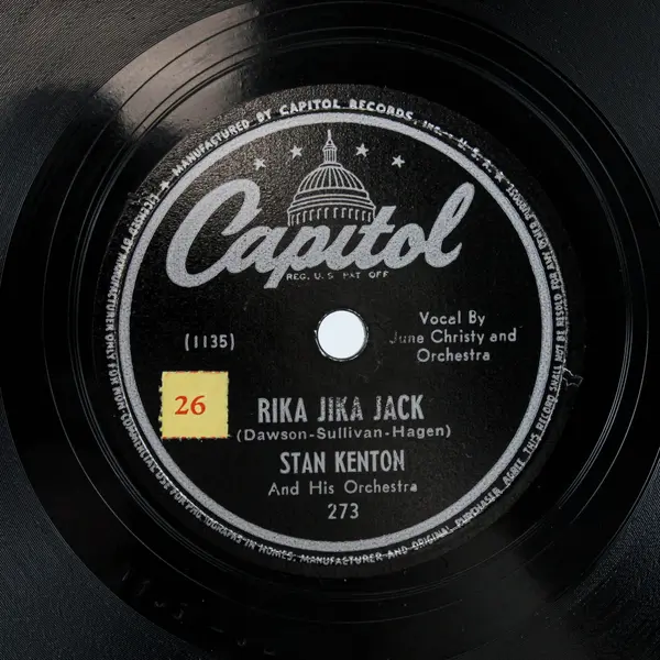Stan Kenton – Rika Jika Jack / Artistry in Boogie 10" Shellac Record