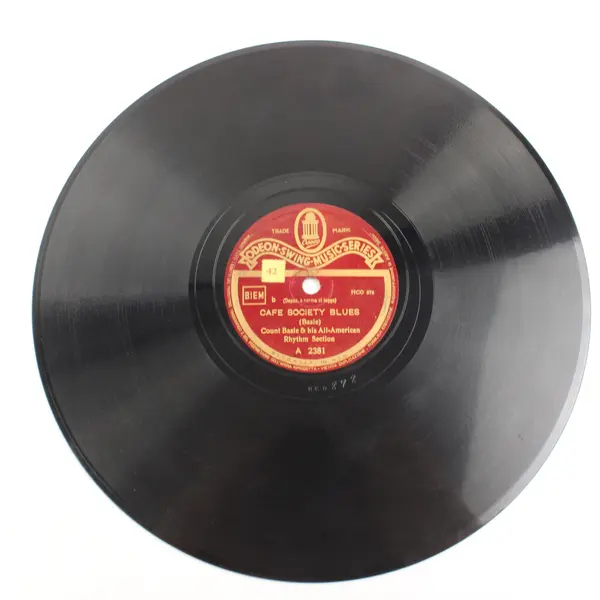 Count Basie Odeon HCO880/878 St Louis Blues/Cafe Society Blues 10in Shellac 78