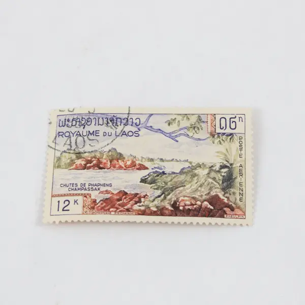 Lot Of 3 Laos 1960 Airmail Stamps Used CTO