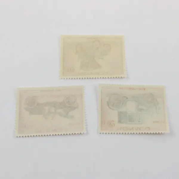 Set Of 3 Monaco 1962 Automobiles Stamps SC #485-87 Mint Never Hinged OG