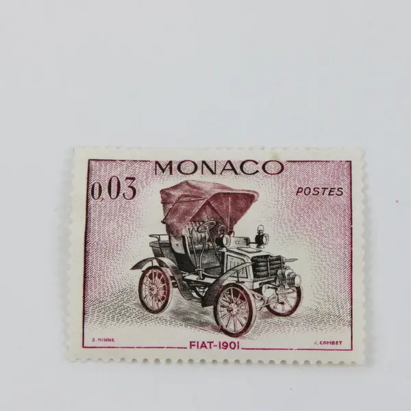 Set Of 4 Monaco 1962 Automobiles Stamps SC #485-87 Mint Hinged