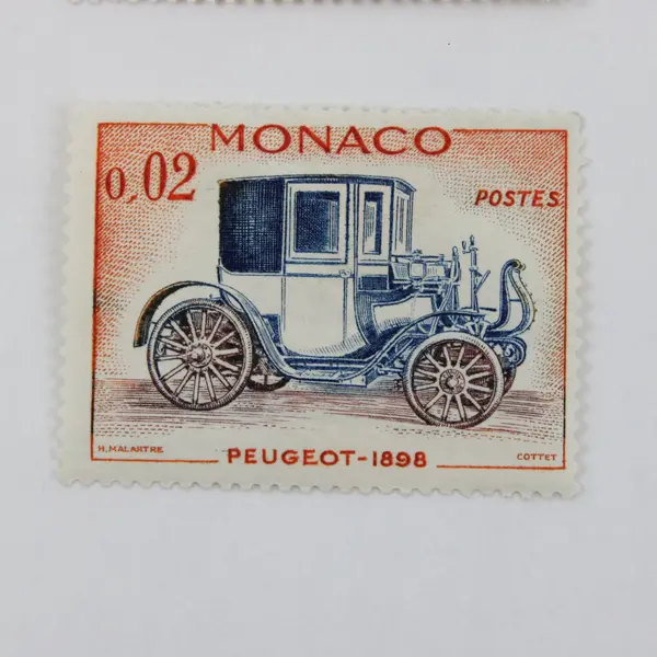 Set Of 4 Monaco 1962 Automobiles Stamps SC #485-87 Mint Hinged