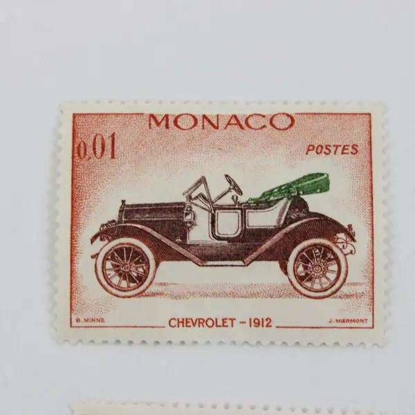 Set Of 4 Monaco 1962 Automobiles Stamps SC #485-87 Mint Hinged