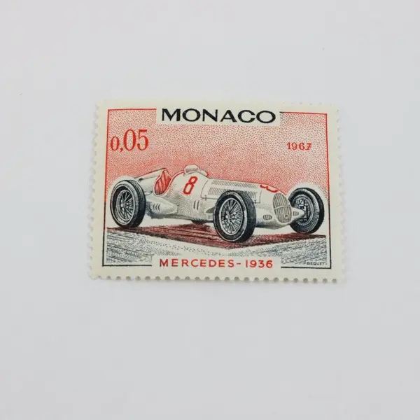 Set Of 4 Monaco 1967 Race Car Stamps SC #648-650 Mint Hinged