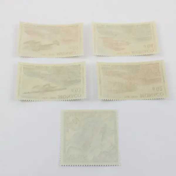 Set Of 5 Monaco 1964 Airplane Rally Stamps SC #565-9 MNH