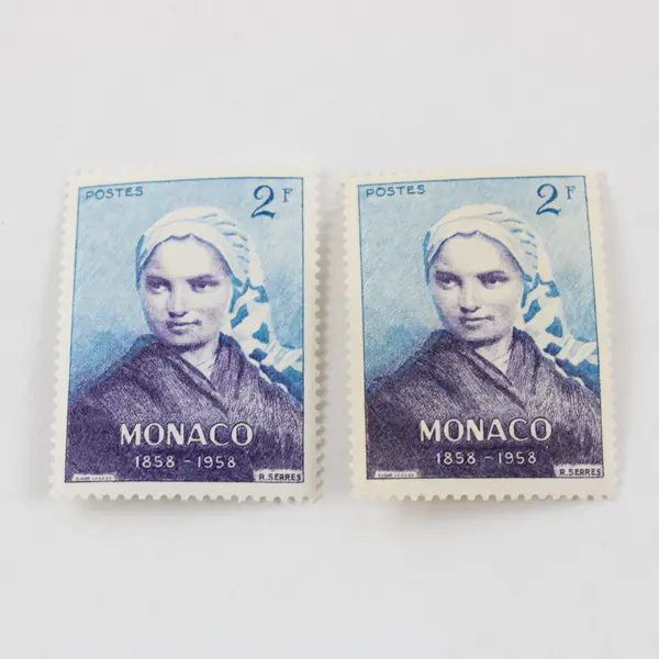 Lot Of 7 Monaco 1958 Religious Stamps SC #412-14 Mint Hinged