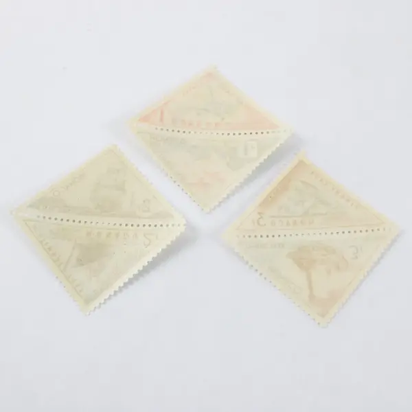 Set Of 6 Monaco 1953-54 Transport Triangle Postage Due Stamps SC #J48-50 MNH