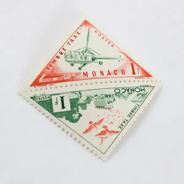 Set Of 6 Monaco 1953-54 Transport Triangle Postage Due Stamps SC #J48-50 MNH