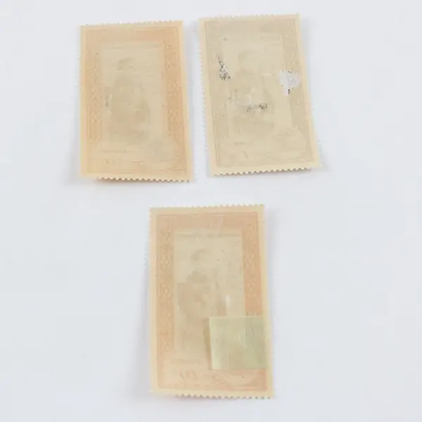 Lot Of 3 Monaco 1950 Prince Rainier III Stamps SC #247-49 Mint Hinged