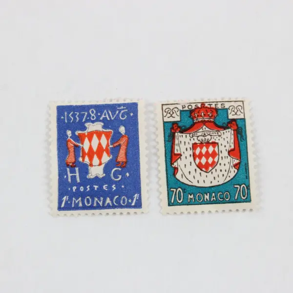 Lot Of 6 Monaco 1924-54 Mixed Stamps Used
