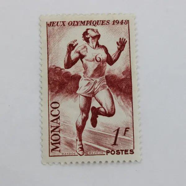 Lot Of 3 Monaco 1948 Olympics Stamps SC #204-206 Mint Hinged 