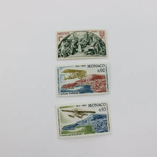 Lot Of 10 Monaco 1951-1964 Stamps Mint Hinged