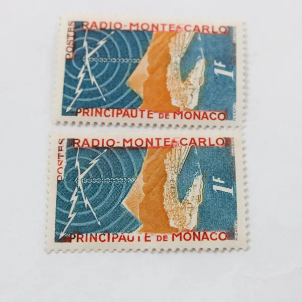 Lot Of 2 Monaco 1951 Radio Monte Carlo Stamps SC #280 Mint Hinged