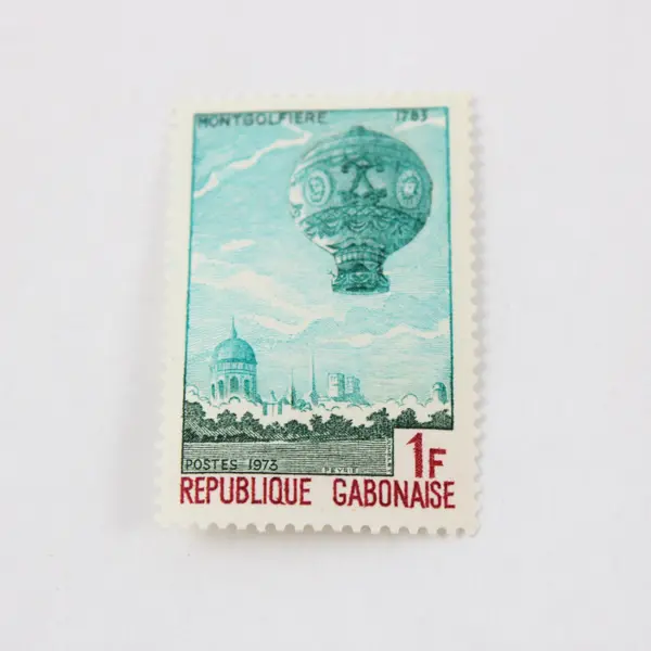 Set Of 6 Gabon 1973 Aviation History Stamps SC #311-316 Mint Hinged 