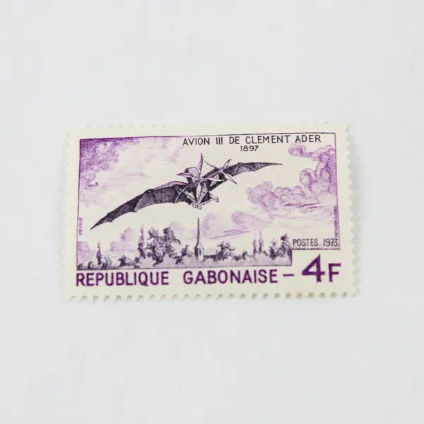 Set Of 6 Gabon 1973 Aviation History Stamps SC #311-316 Mint Hinged 