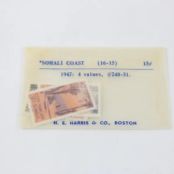 Set Of 4 French Somali Coast 1947 Stamps SC #248-51 MNH