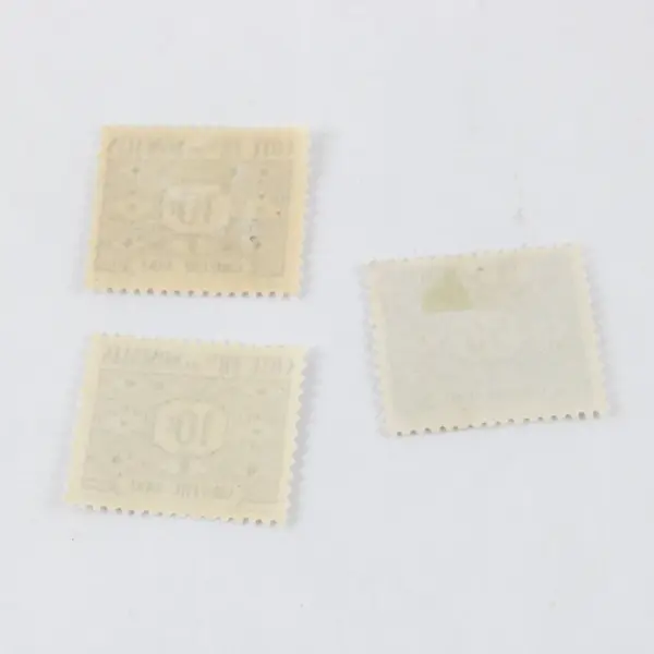 Lot Of 3 Somali Coast 1947 Postage Due Stamps SC #J13 #J39 Mint Hinged