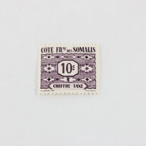 Lot Of 3 Somali Coast 1947 Postage Due Stamps SC #J13 #J39 Mint Hinged