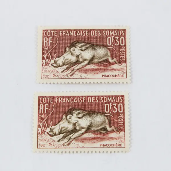 Lot Of 7 French Somali Coast 1958-59 Wildlife Stamps SC #271-74 Mint Hinged