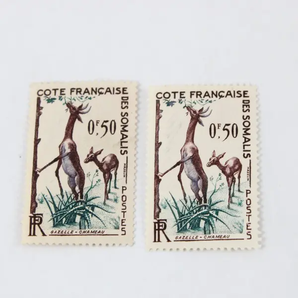 Lot Of 7 French Somali Coast 1958-59 Wildlife Stamps SC #271-74 Mint Hinged
