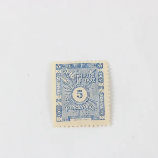 Lot Of 2 French Somali Coast 1915-1938 5cts Postage Due Stamps MH