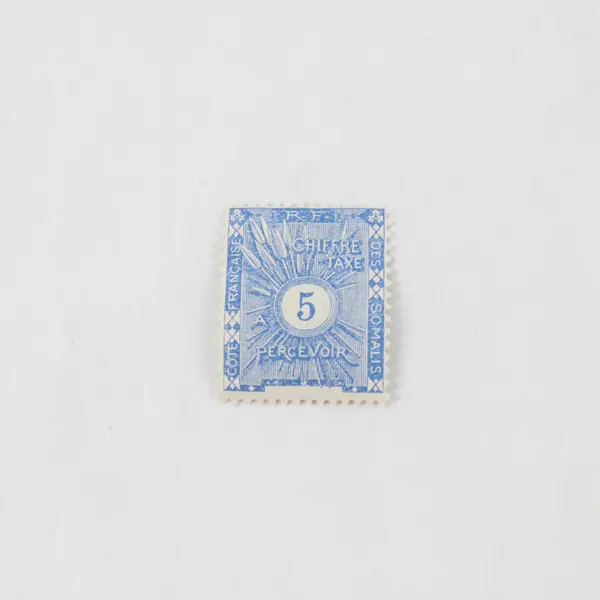 Lot Of 2 French Somali Coast 1915-1938 5cts Postage Due Stamps MH