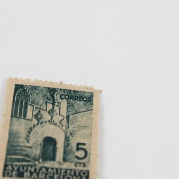 1938 Spain Barcelona 5 cts Stamp Mint Hinged