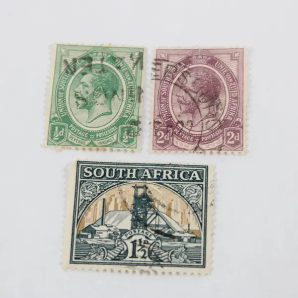 Lot Of 3 South Africa Stamps 1910s-1940s Used