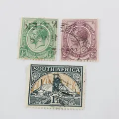 Lot Of 3 South Africa Stamps 1910s-1940s Used