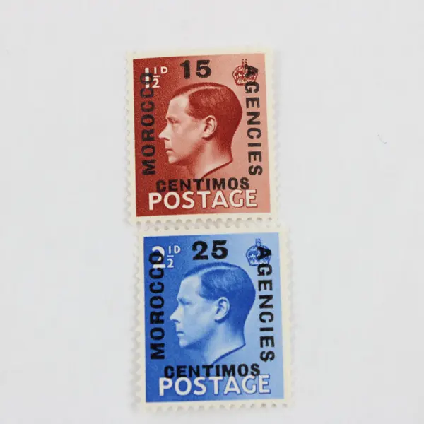 Set Of 4 British Offices Morocco 1936 Edward VIII Stamps SC#78-81  MNH